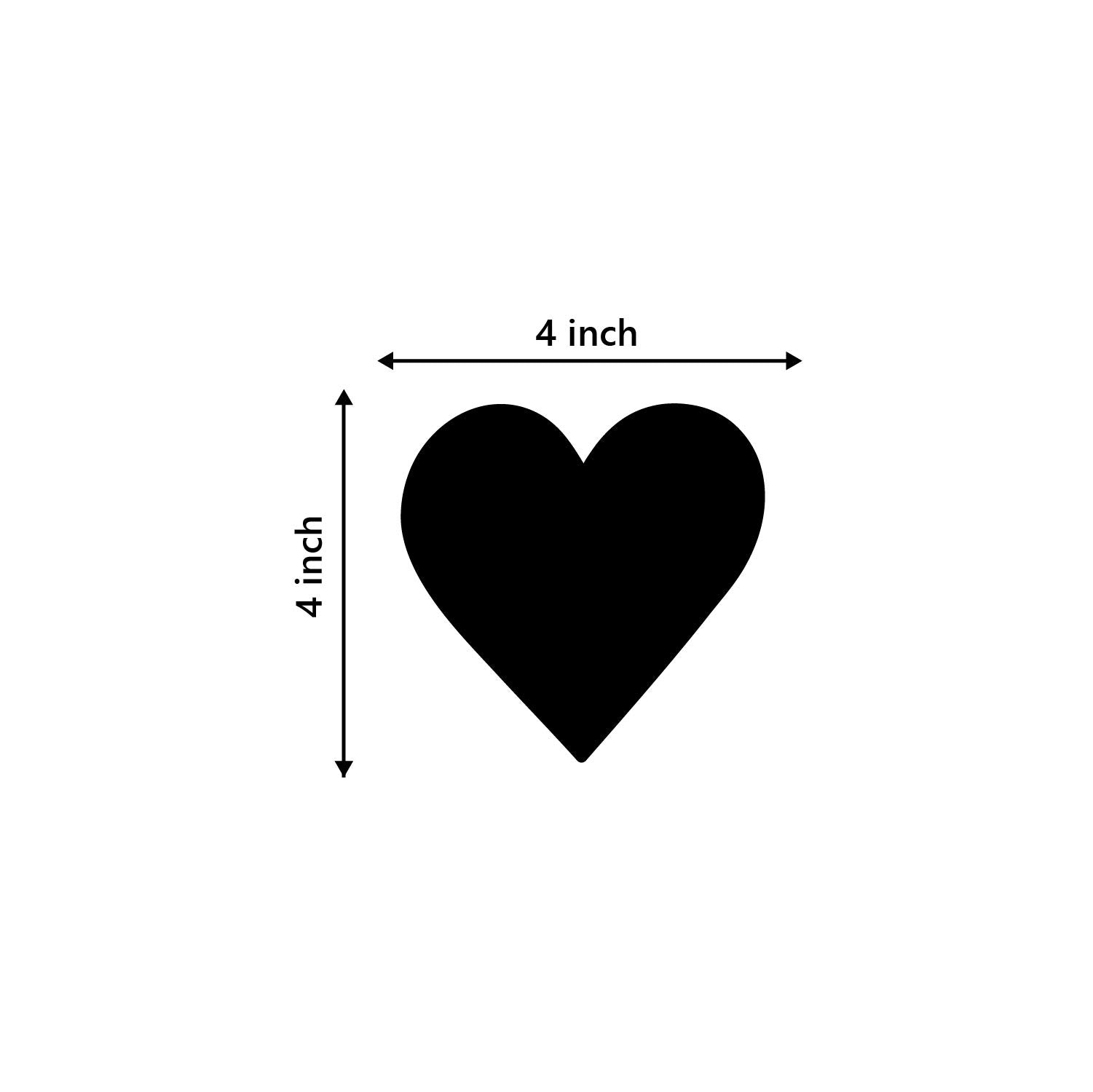 Ecraftindia Set Of 3 Hearts Black Engineered Wood Wall Art Cutout, Ready To Hang Home Decor, One Size (Wmdfco115)